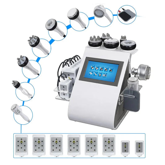 9 in 1 40k Cavitation Machine Plus EMS Pads - The Era of Beauty